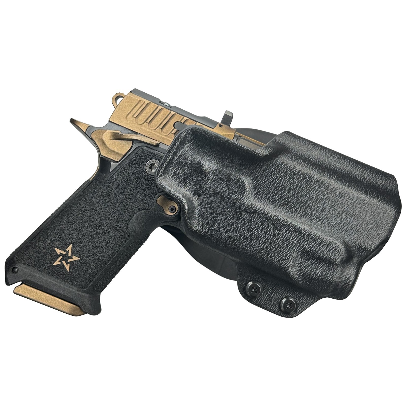 OWB Quick Detach Paddle Holster Fits Staccato HD P4 with Streamlight TLR-7 X