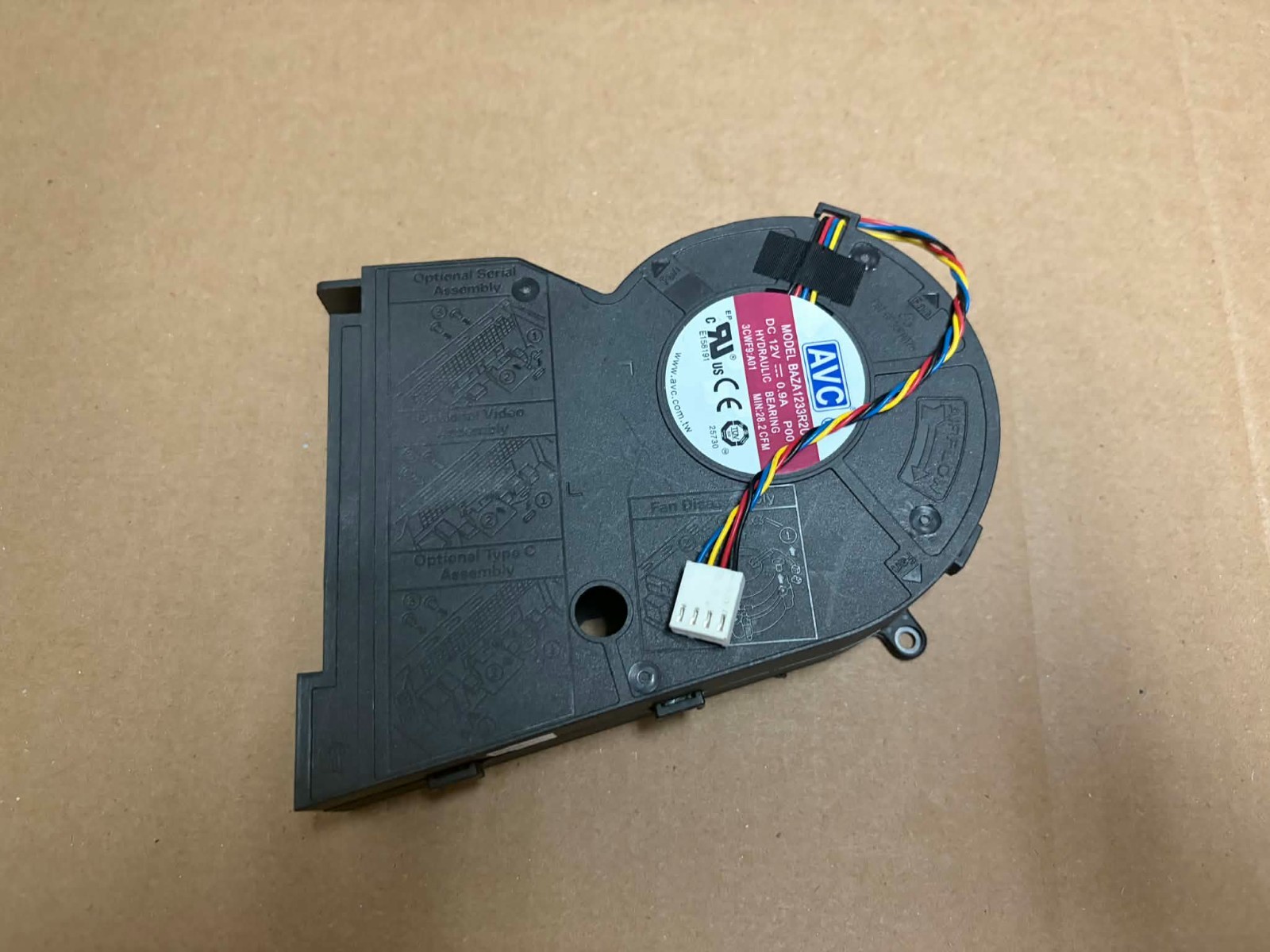 OEM Dell OptiPlex 3090 5090 7090 SFF MT Cooler Cooling Fan 3CWF9 03CWF9