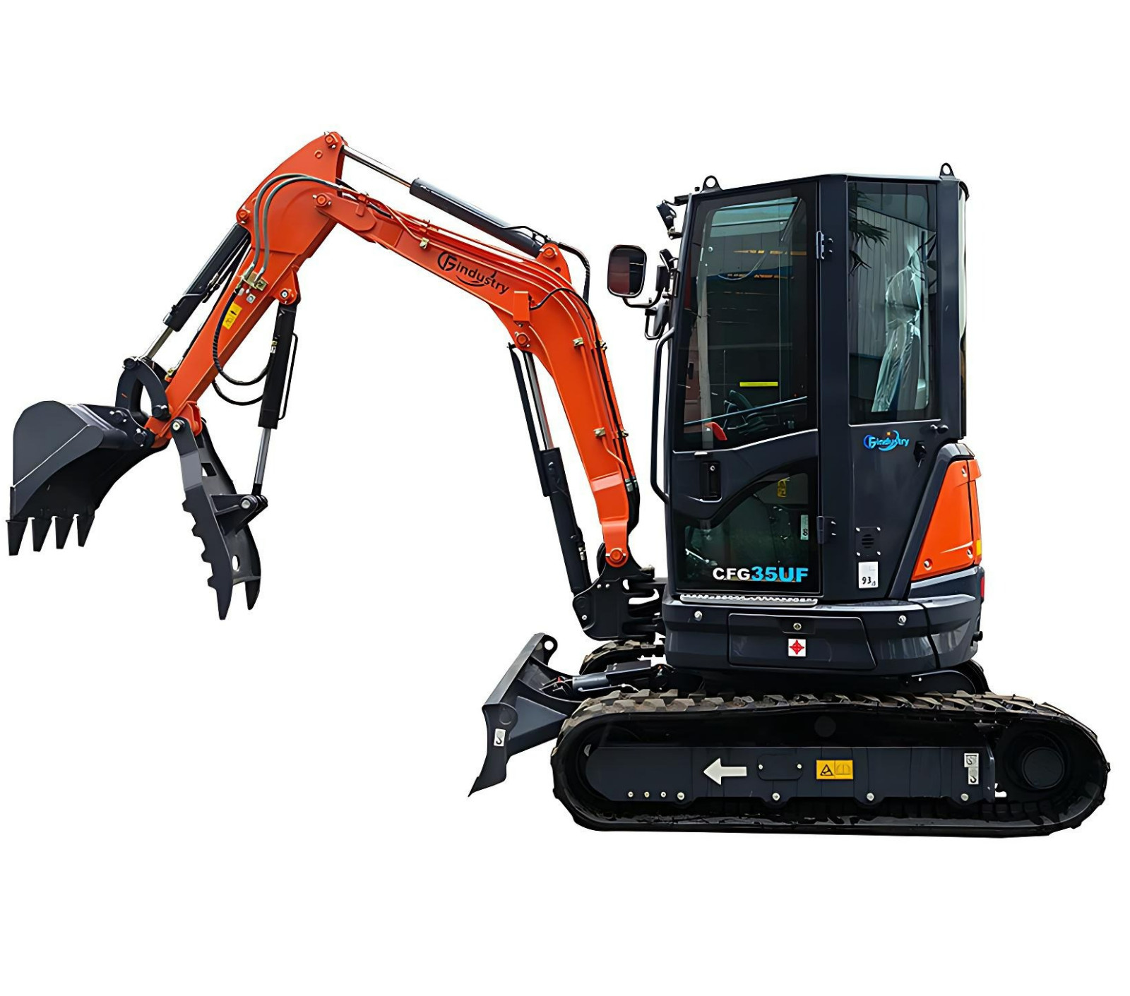 CFG Mini Hydraulic Excavator 2.8 Ton Tracked Crawler Digger Kubota Diesel Engine