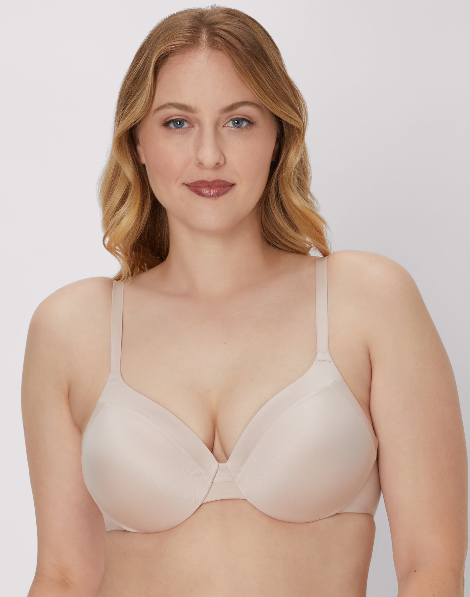 Maidenform Comfort Devotion Cushioned Underwire Bra, Full Coverage, Convertible Sandshell 38D Women’s