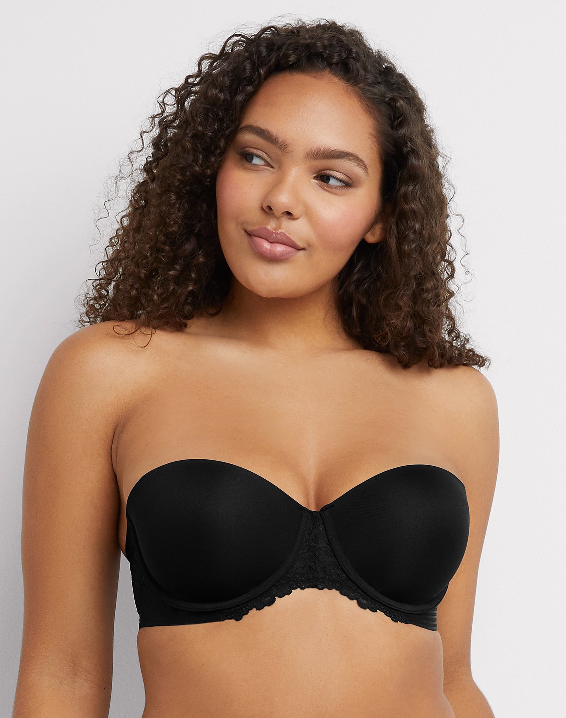Maidenform Multiway Push-Up Strapless Bra Black 40C Women’s