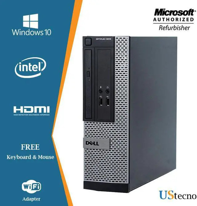 Dell Optiplex 3010 SFF Desktop i5-3470 8GB DDR3 128GB SSD Windows 7
