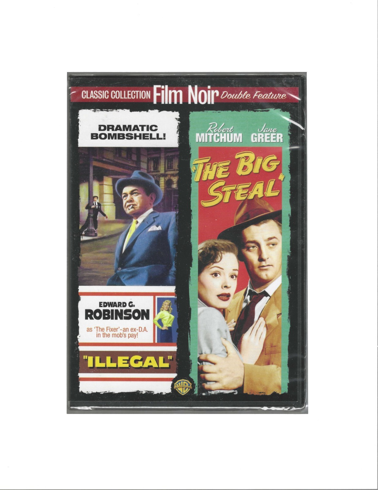 Illegal (1955) – Edward G. Robinson / The Big Steal (1949) – Robert Mitchum