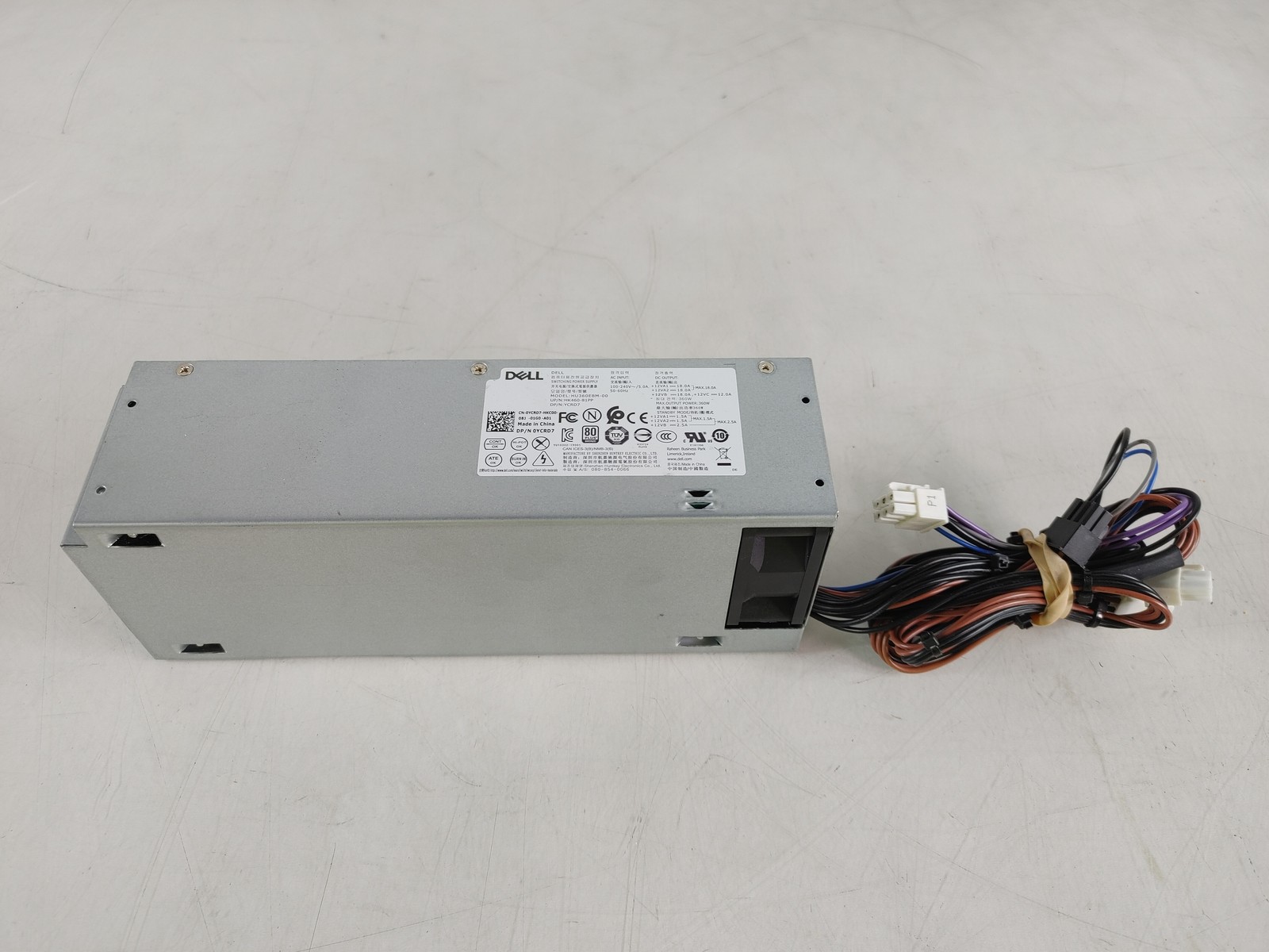 Dell OptiPlex 7080 MT 360 W 6 Pin SFF Desktop Power Supply YCRD7