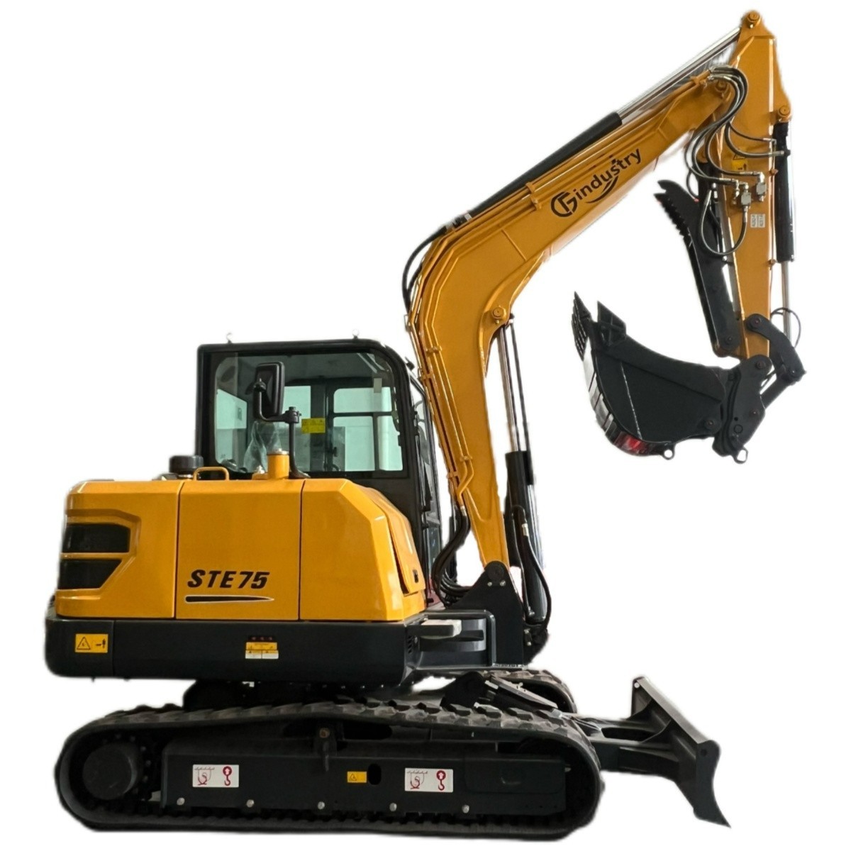6Ton Mini Excavator w/Air Conditioner Kubota V2607T Diesel Engine Digger SHANTUI