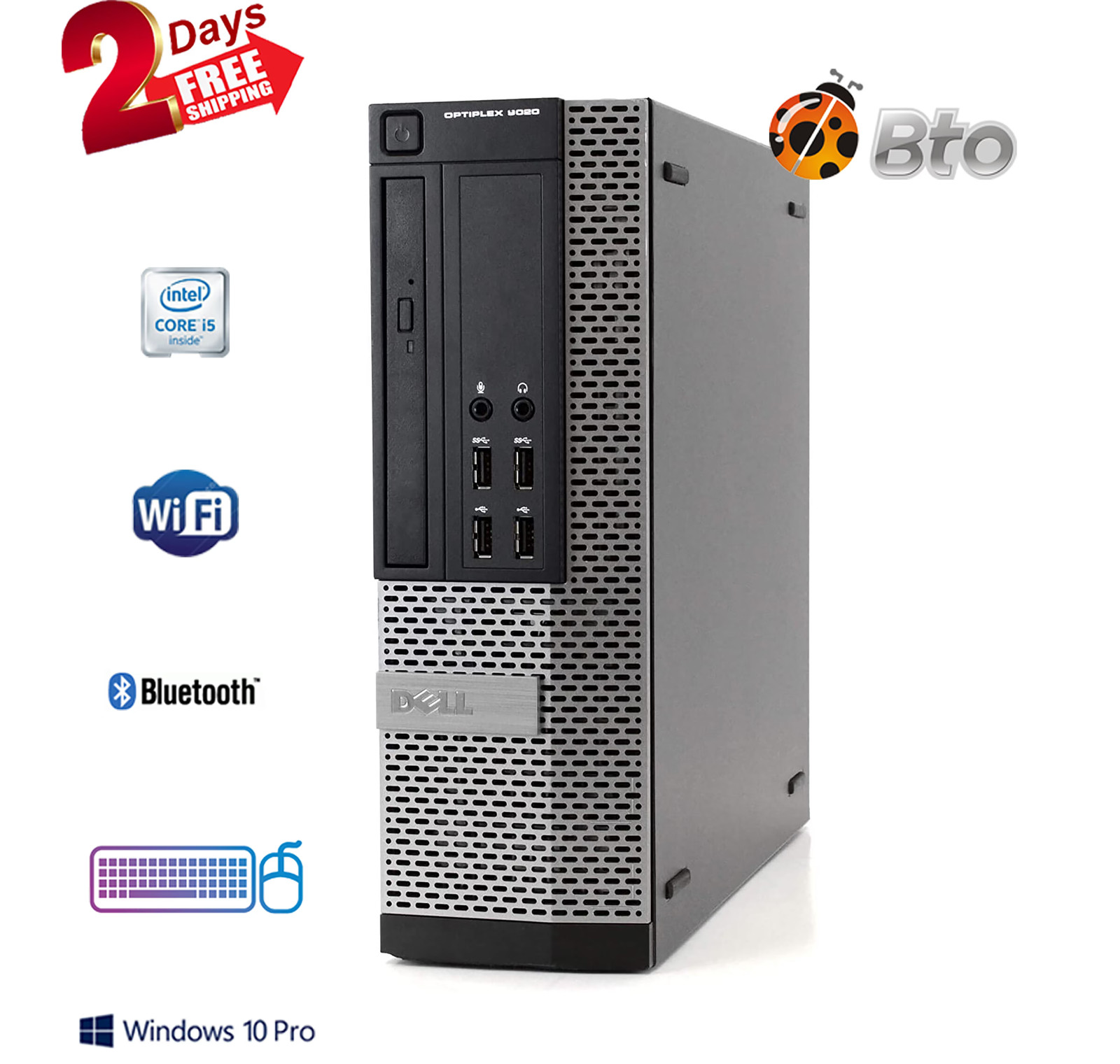 Dell Restored Dell Optiplex 9020 SFF Desktop Core i54th. 4GB Ram i5-4570 1TB HDD