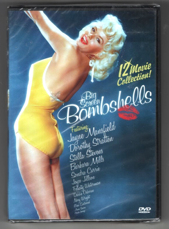 Big Screen Bombshells DVD 12 Movie Classic Film Collection Factory Sealed