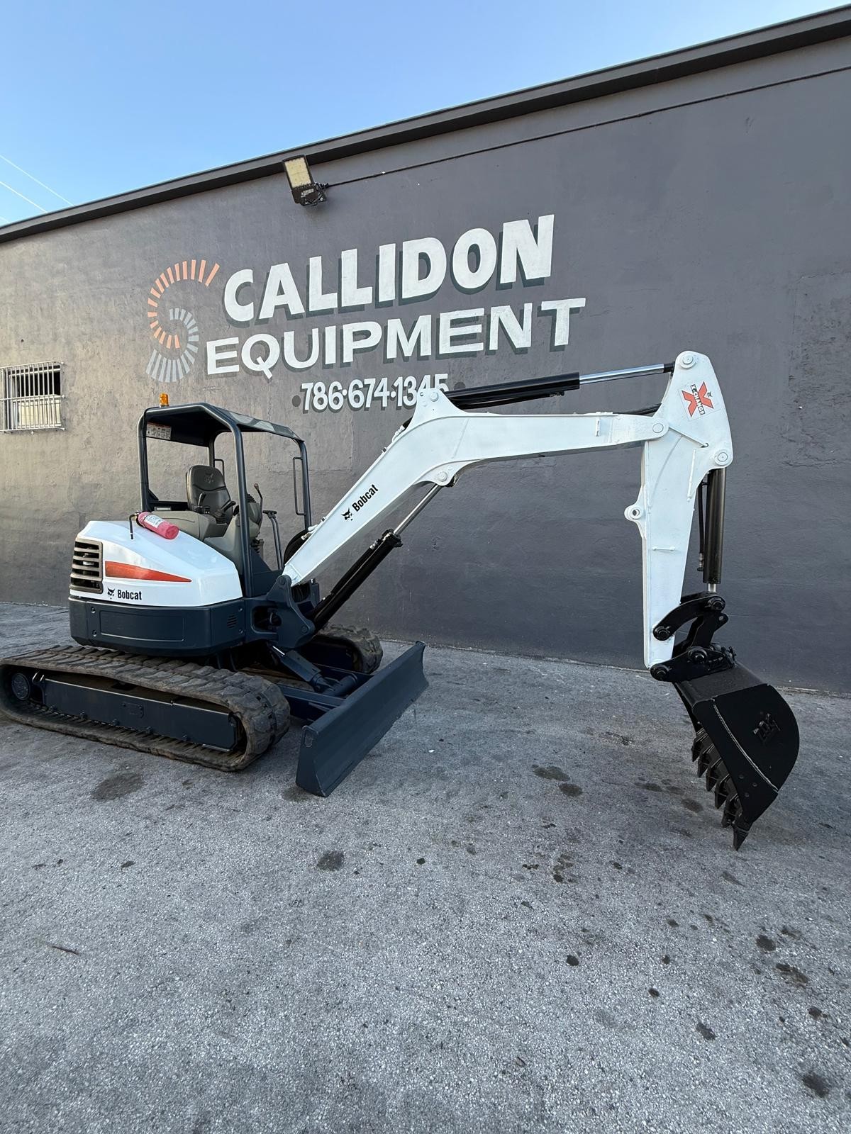 2017 Bobcat E45 Mini Excavator | 3,020 Hours | 35″ Bucket