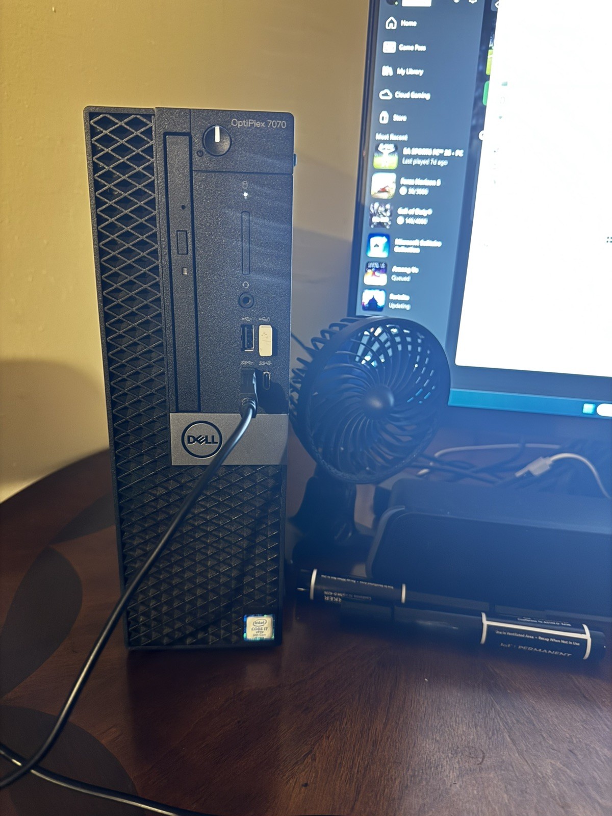 Dell OptiPlex 7070 (256GB NVMe, Intel Core i7 9th Gen., 3,00 GHz, 32GB) Desktop