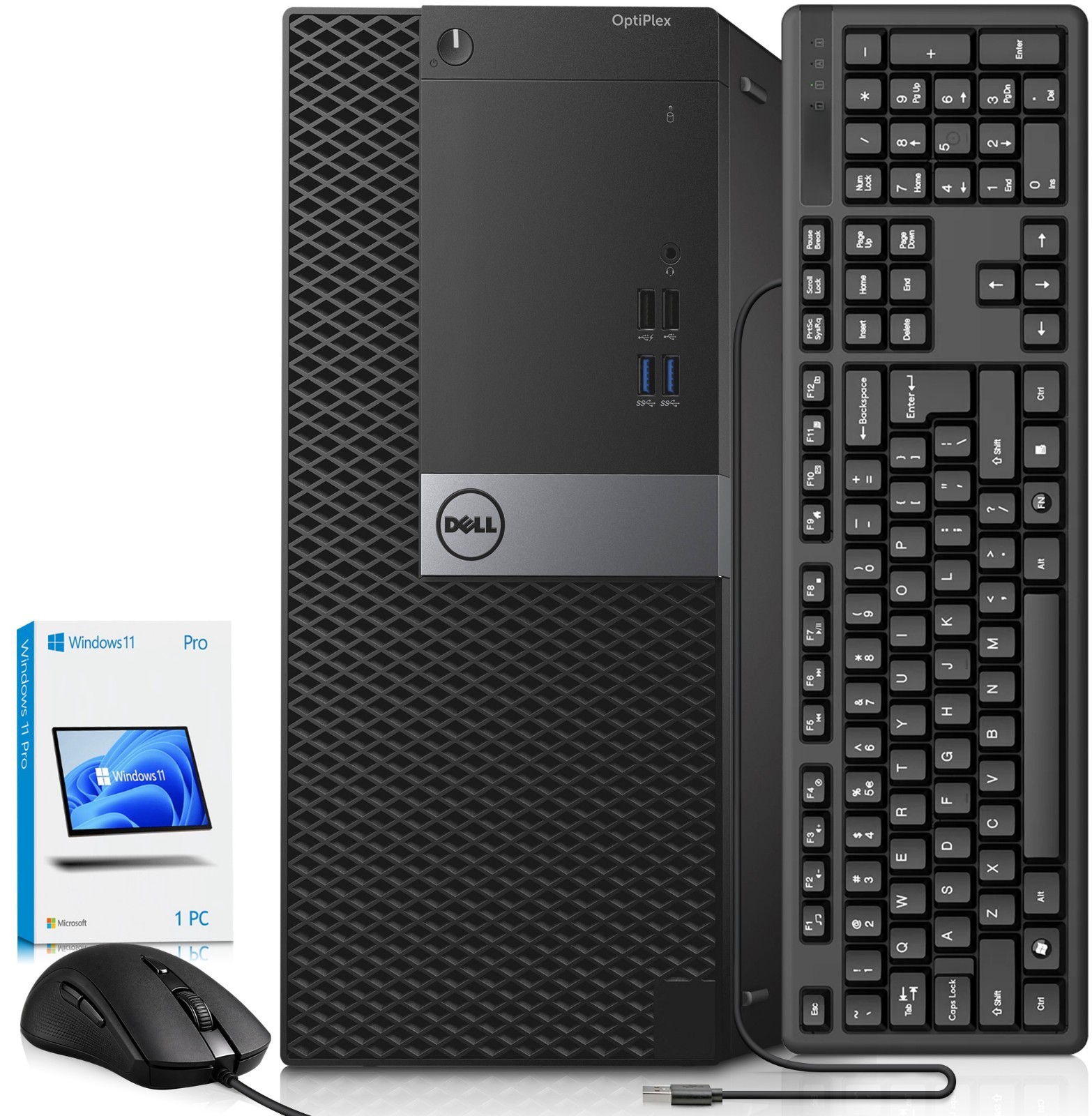 Dell 5040 MT Desktop PC i7-6th 16GB RAM 256GB SSD Built-in Wi-Fi Windows 11 Pro
