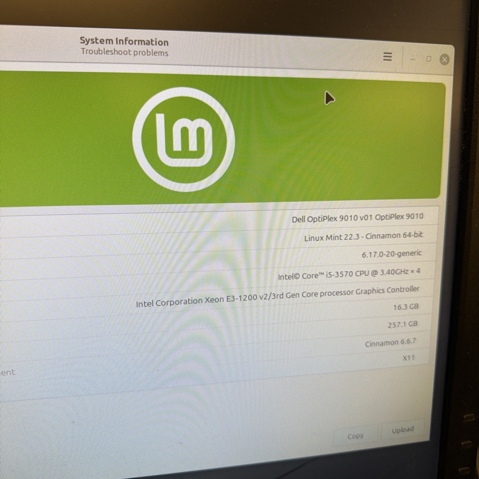 Dell Optiplex 9010 ,i5 3.40GHz, 16GB RAM, 256gb SSD, Linux Mint Cinnamon #2
