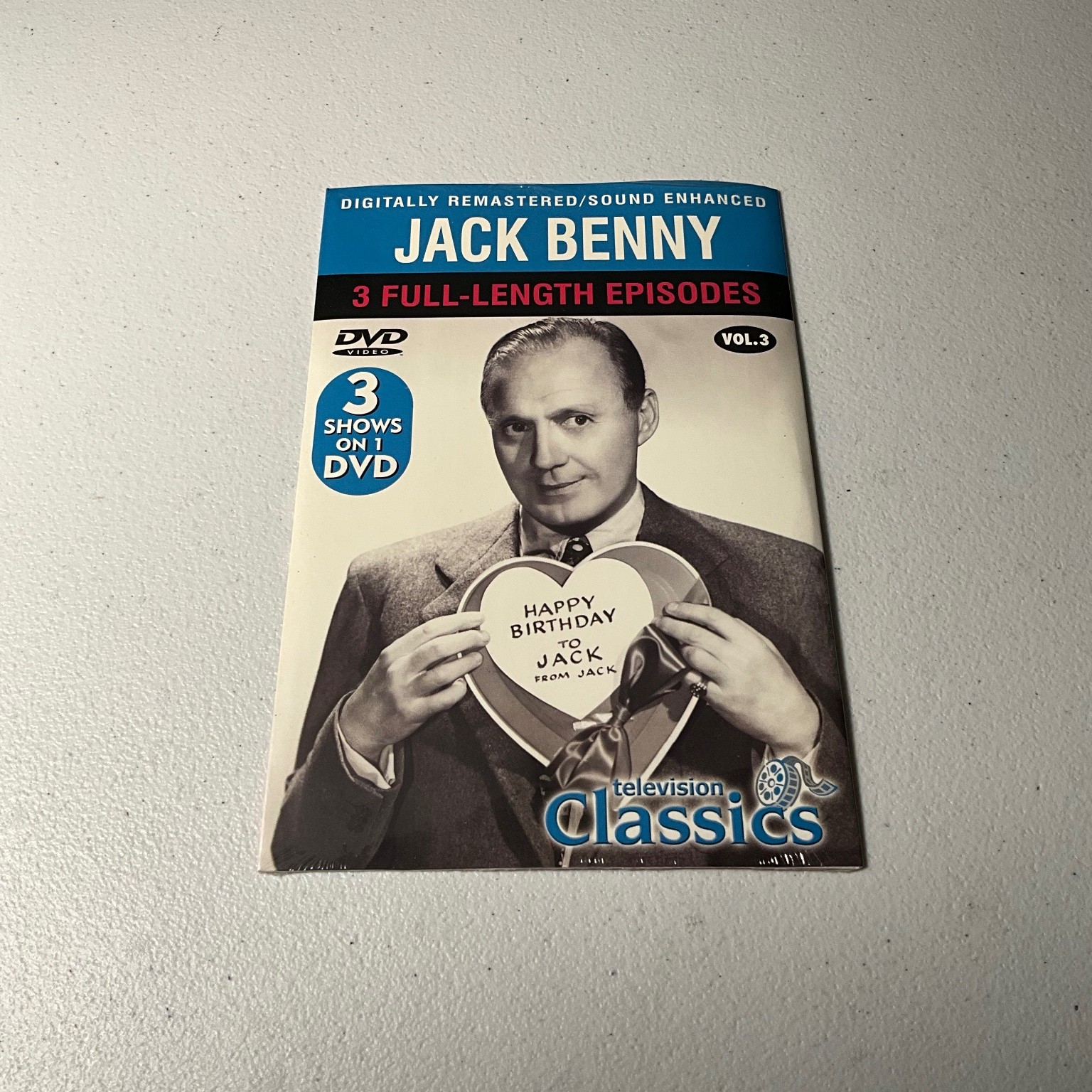 Jack Benny DVD Vol. 3 Humphrey Bogart Jayne Mansfield TV Classics Remastered