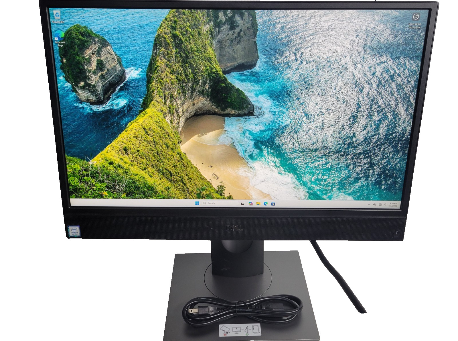 Dell OptiPlex 5270 21.5″ FHD AIO i5-9500 8GB RAM 256GB SSD Win11Pro Wifi