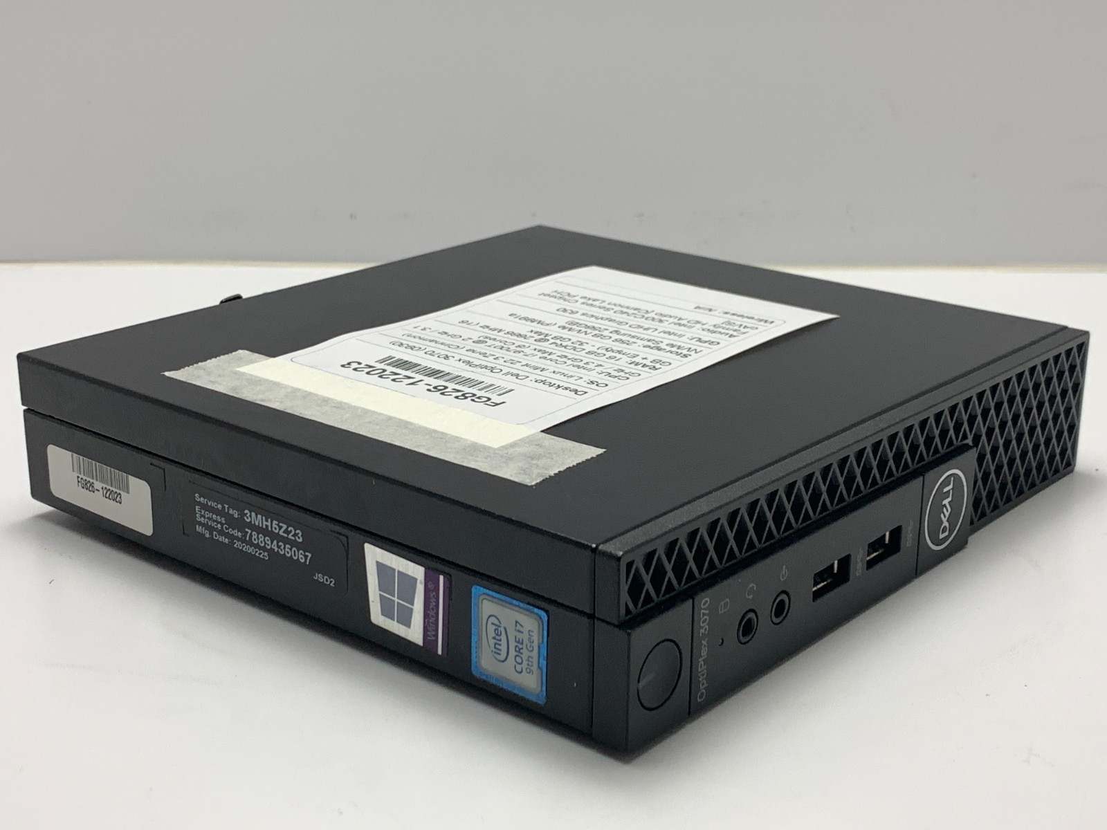 Dell OptiPlex 3070 USFF | i7-9700T | 16GB RAM | 256GB NVMe | LINUX
