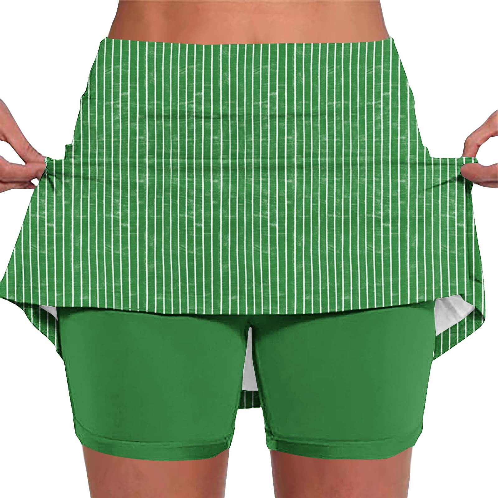 Maean Plus Size Women’s High Waisted Swimwear Skirt Swimsuit Skirt Bathing Suit with Bottoms Shorts