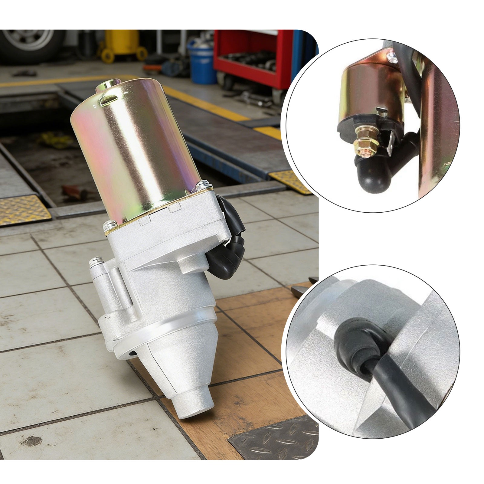 Chinese Mini Excavator Starter Fits 13.5HP Briggs & Stratton 420CC RATO Engine