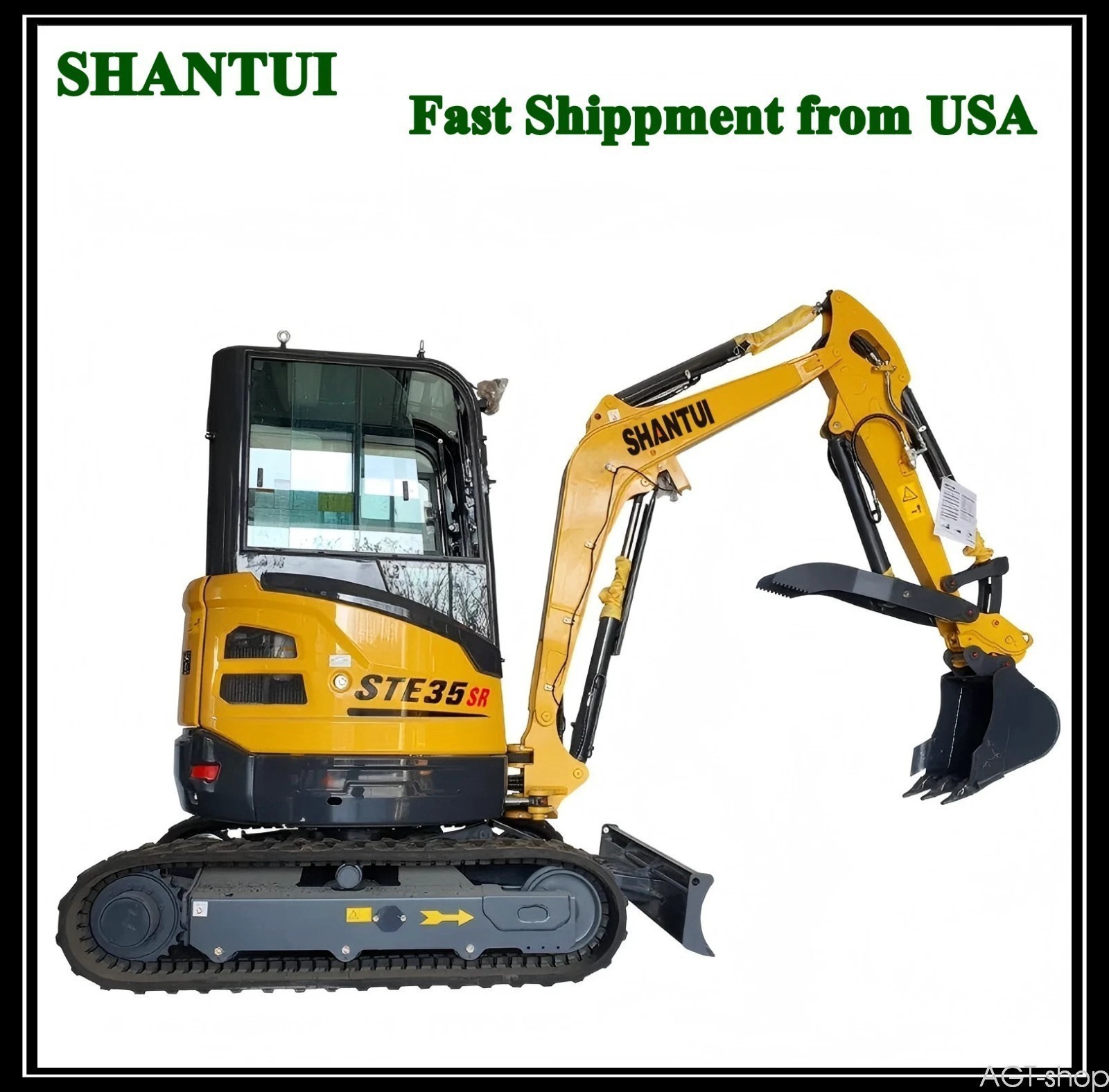 25HP Yanmar Engine Mini Excavator 2.8Ton EPA Diesel Tracked Crawler STE35SR NEW