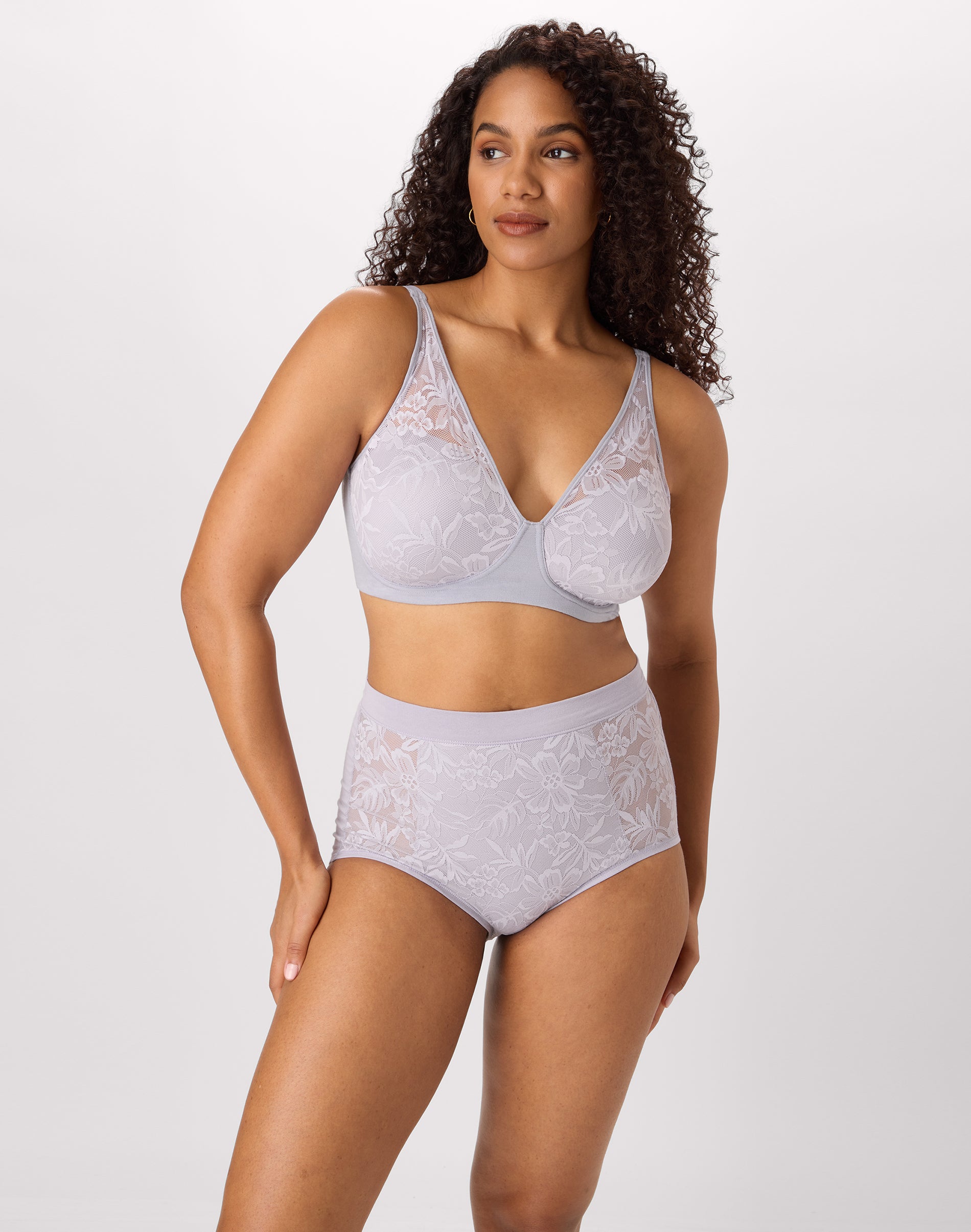 Bali Breathe Cotton Modal Wireless T-Shirt Bra Whisper Violet S Women’s