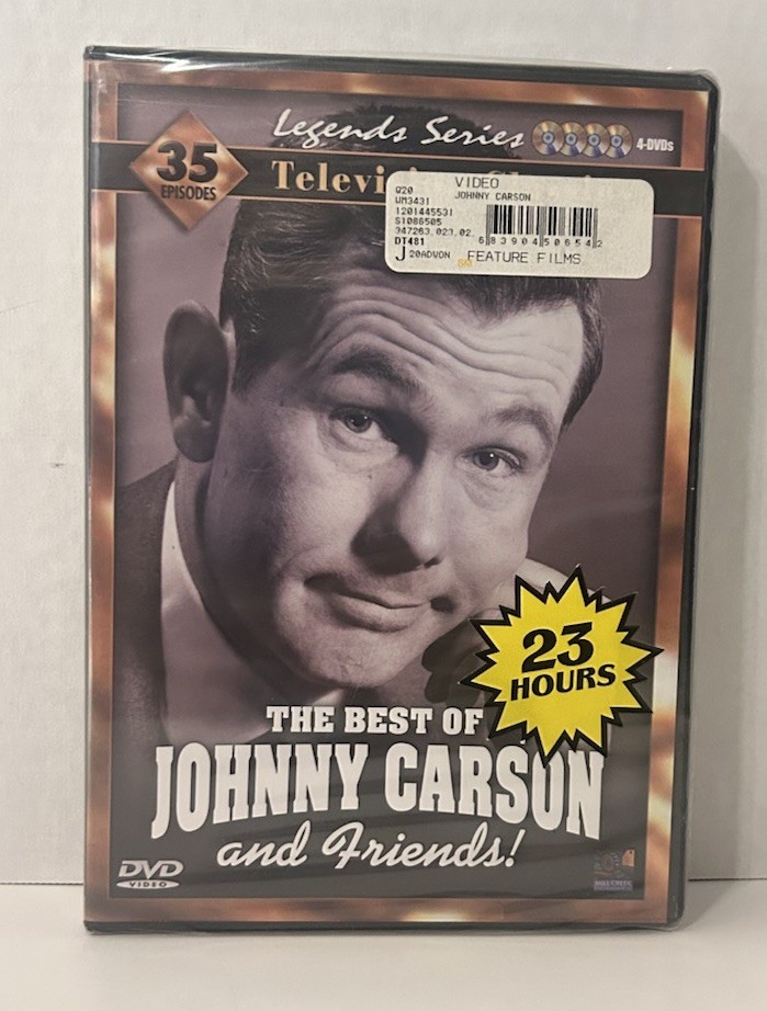 The Best of Johnny Carson and Friends 4-Disc DVD Set New Sealed Legends Series