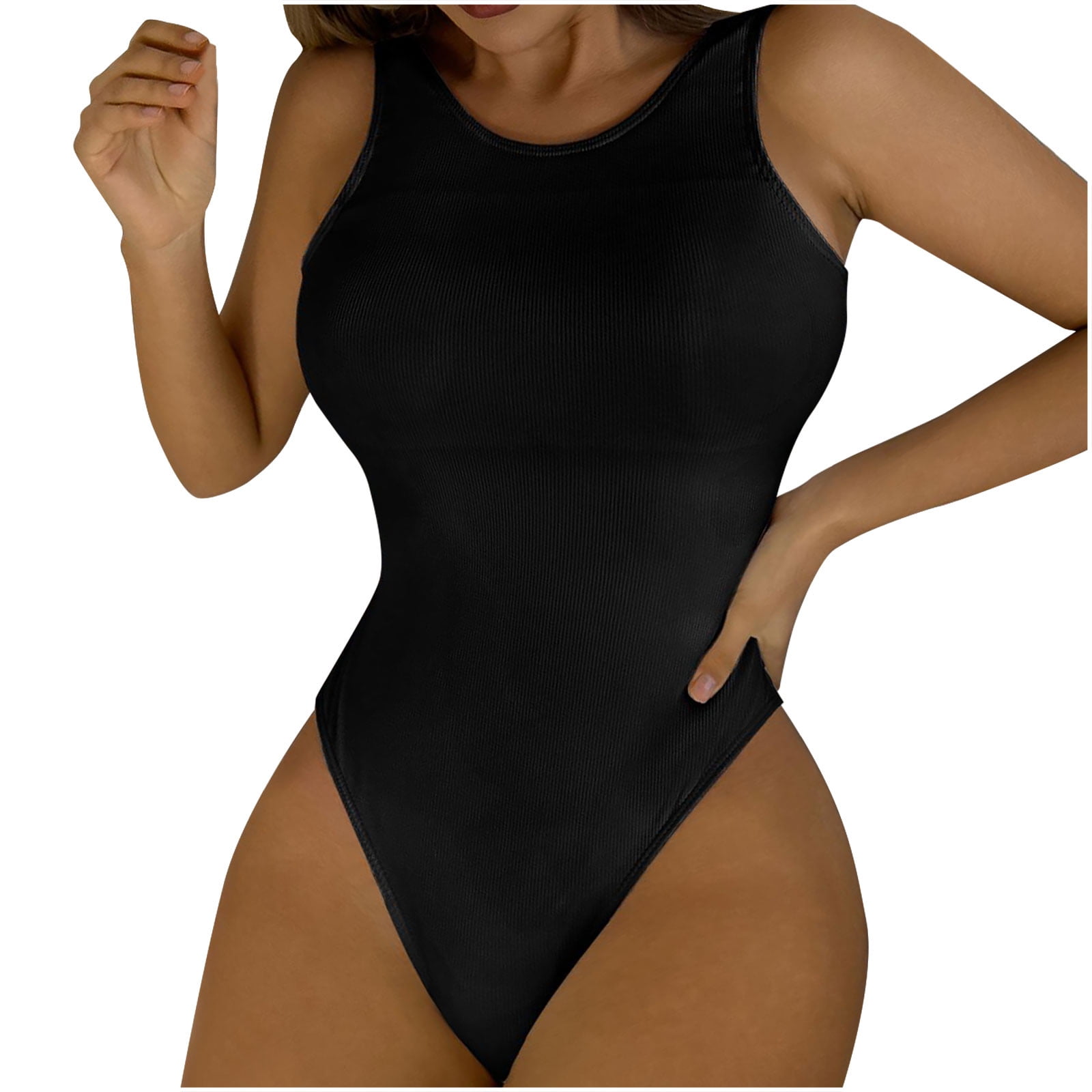 Tsesme Women’s One Piece Swimsuit Full Cup Bathing Suit High Cut Backless Swimsuits Swimwear