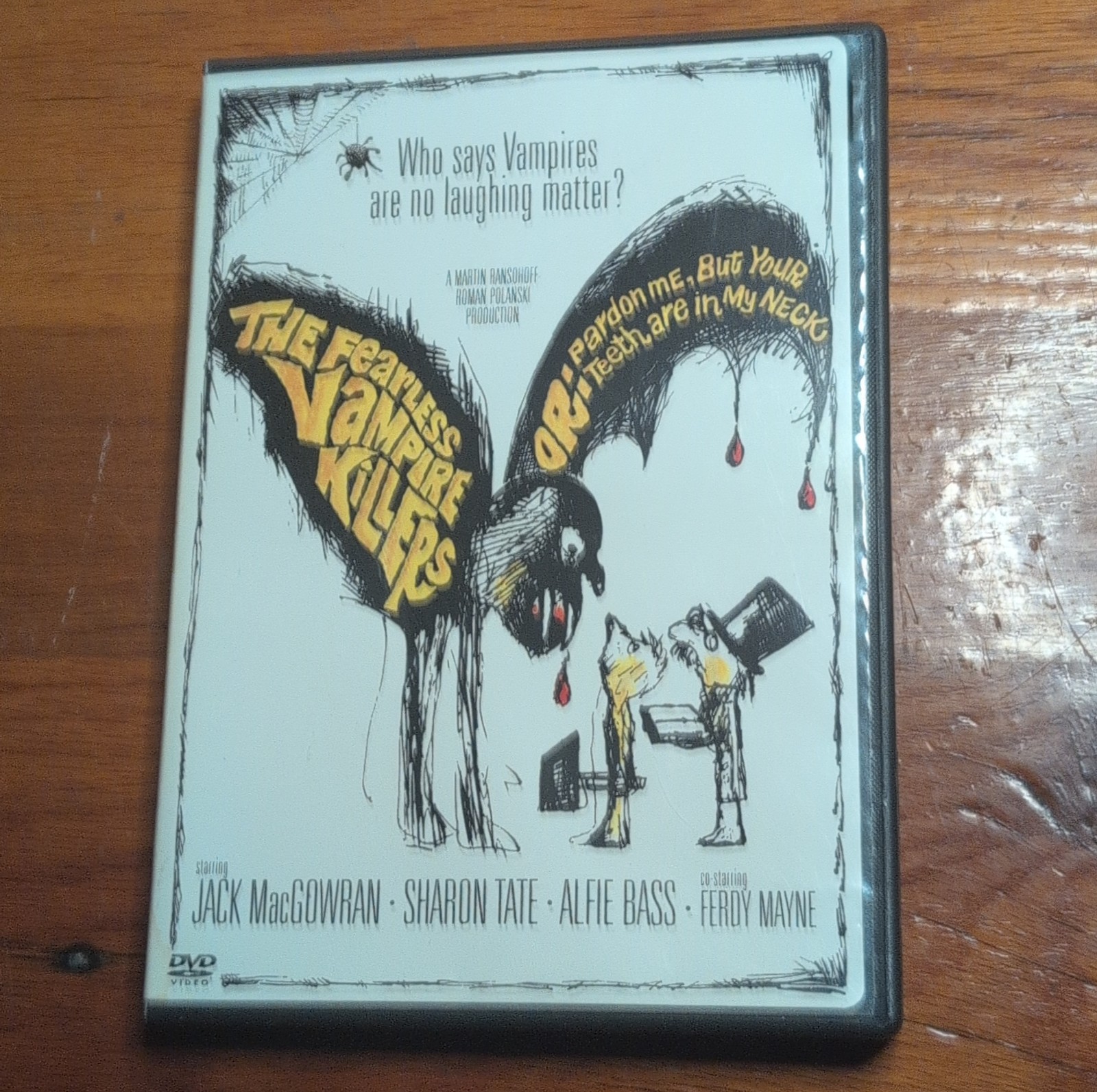 The Fearless Vampire Killers Or:  Pardon Me, But Your Teeth Are In My Neck, DVD