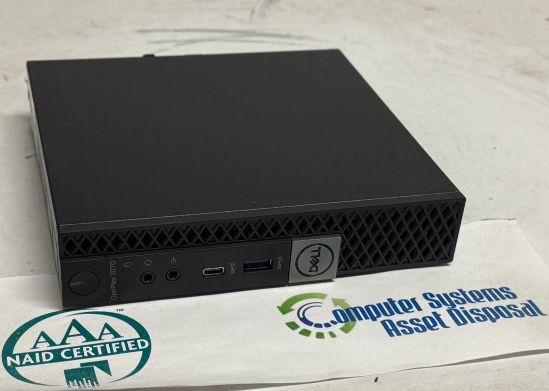 Dell OptiPlex 7070 USFF (i7-9700T – 16GB RAM – 256GB SSD – Win11Home)
