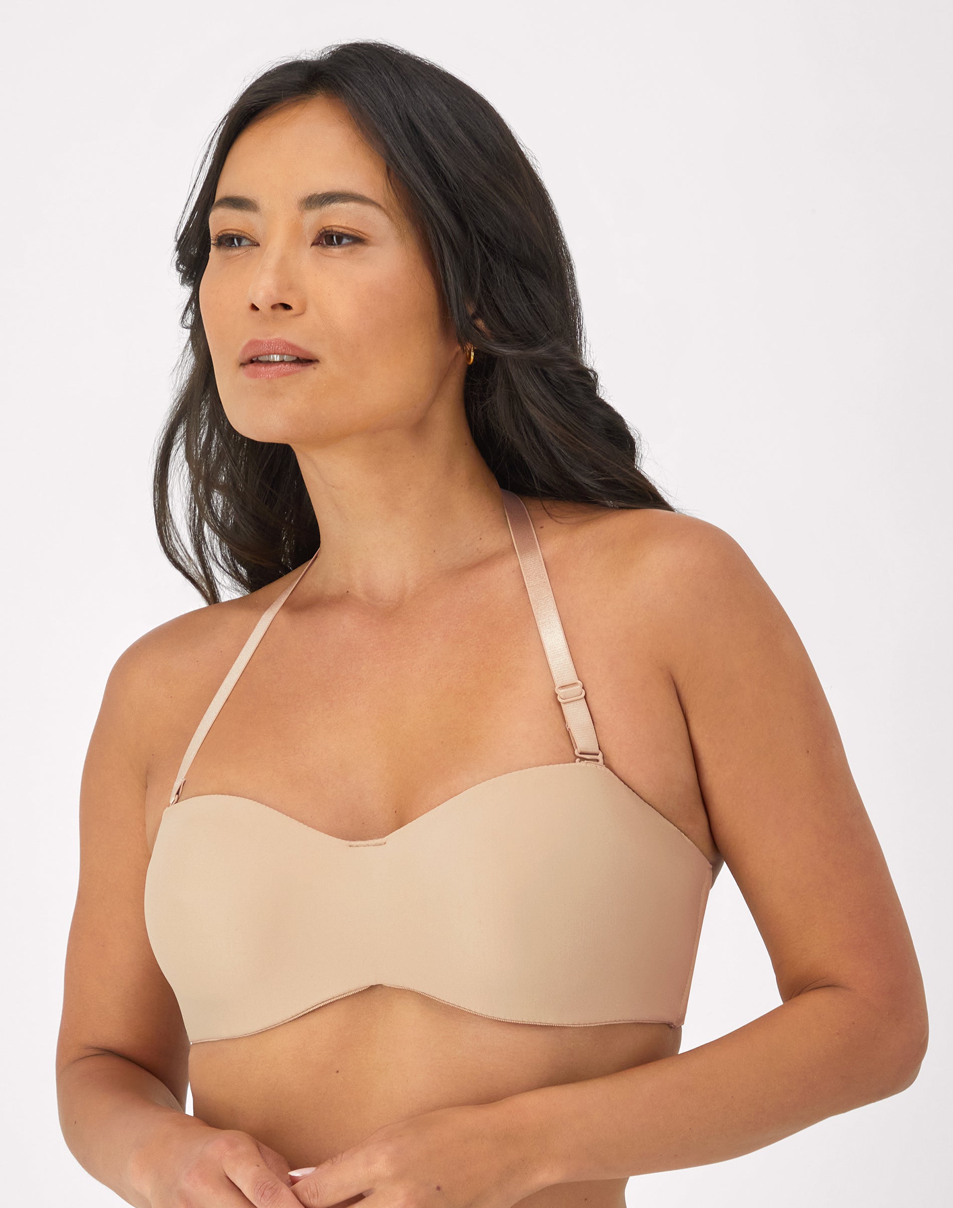Lilyette by Bali Tailored Strapless Minimizer Bra Body Beige 40C Women’s