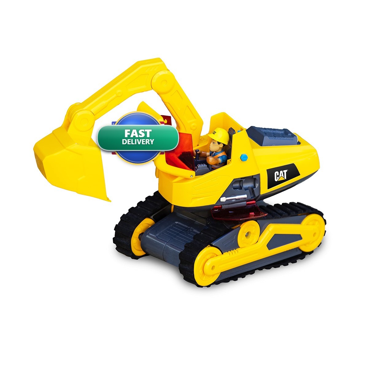 CAT 83203 Power Action Crew Excavator – Light & Sound, Ages 3+