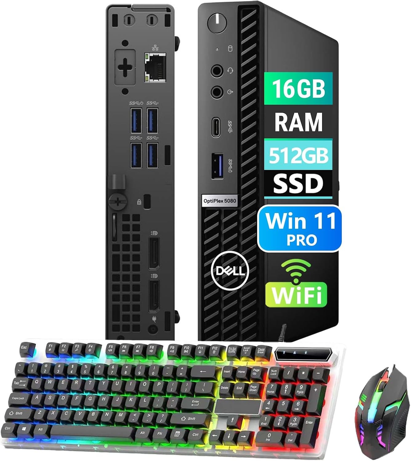 Dell OptiPlex 5080 Mini PC Core i5-10TH 16GB RAM 512GB SSD