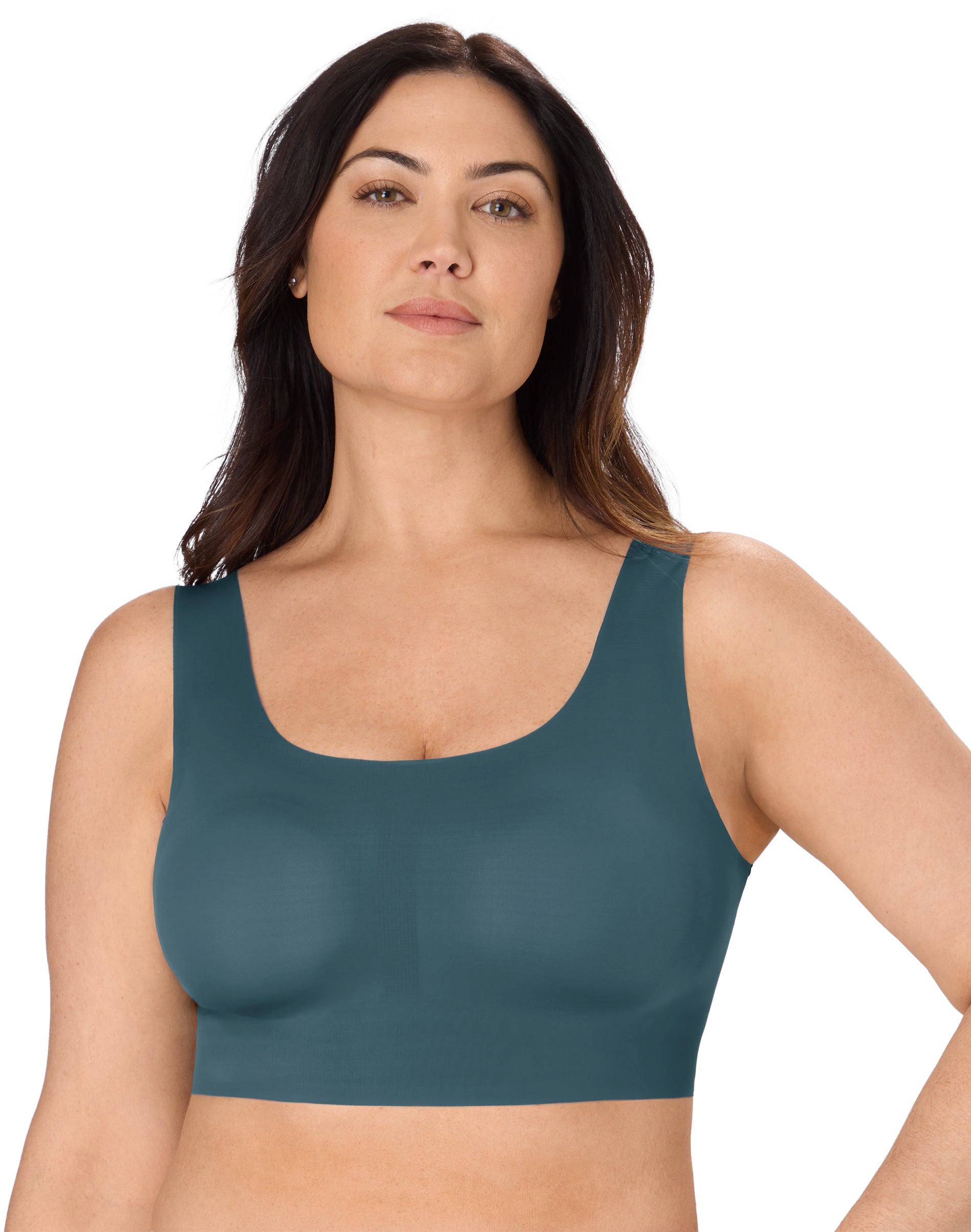 Bali Comfort Revolution EasyLite Wireless Bra Sophisticated Teal M Women’s