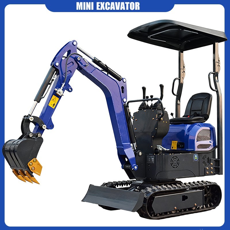 1-ton compact excavator equipped with 13.5 hp EPA-approved gas engine