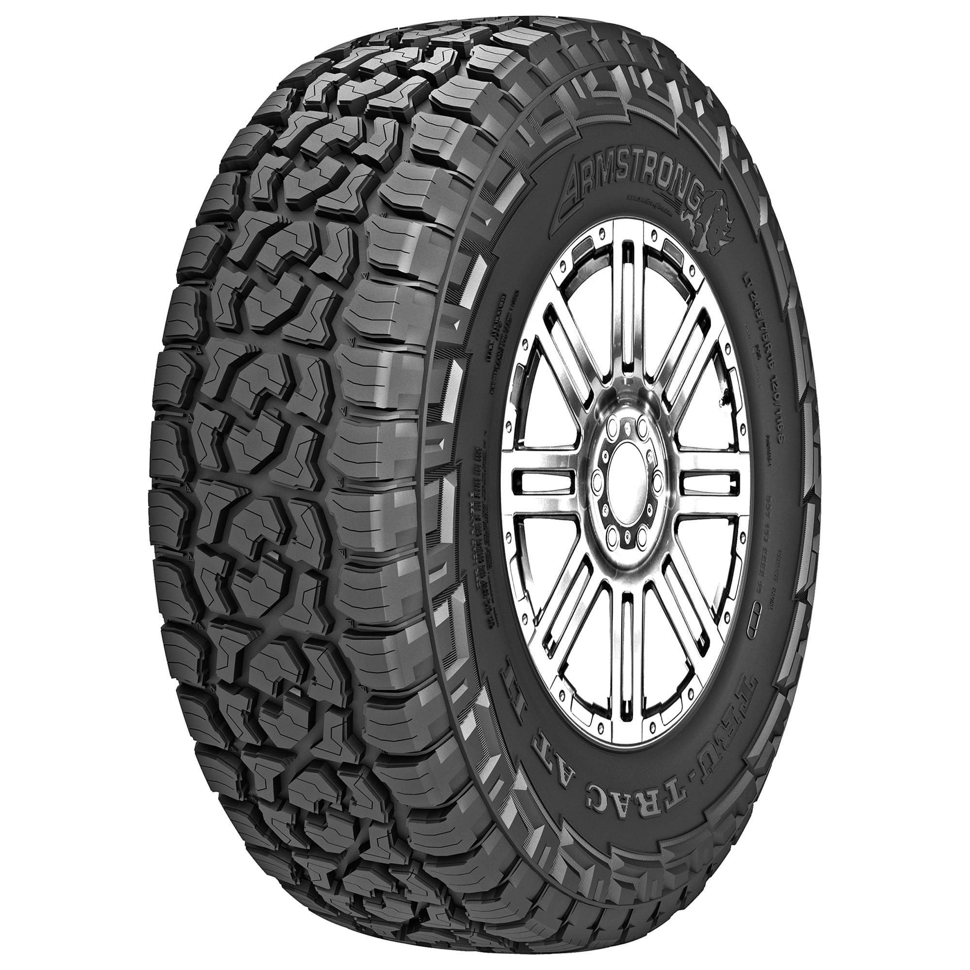 Armstrong Tru-Trac AT II 285/65R18 125/122S E 10 Ply a/t All Terrain Light Truck Tire
