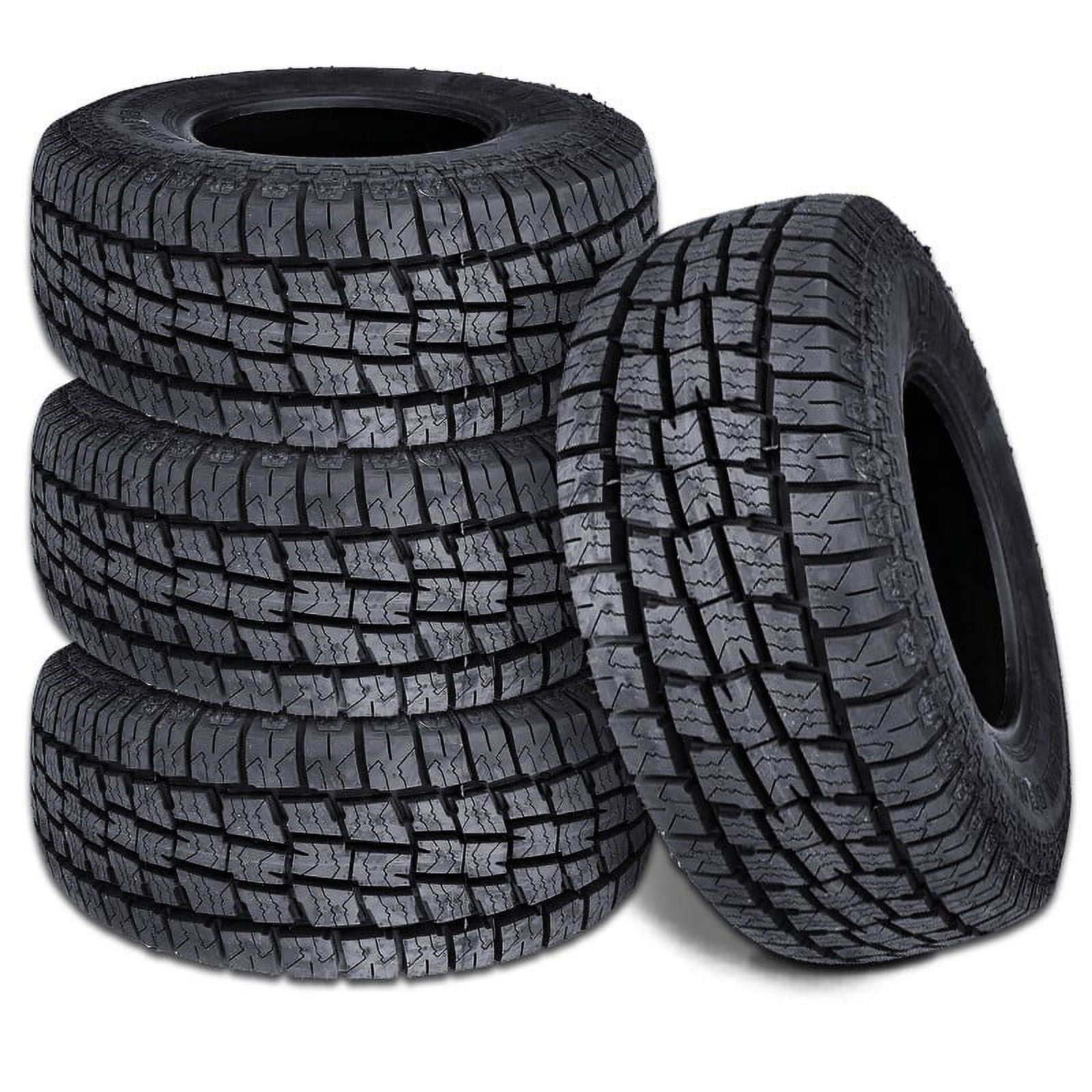 Set of 4 Lexani Terrain Beast AT LT 265/70R17 118S 10-PLY All Terrain Truck Tires LXSTAT1770010 / 265/70/17 / 2657017 Fits: 2014-18 Chevrolet Silverado 1500 WT, 2010-21 GMC Sierra 1500 SLE