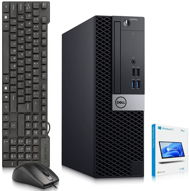 Dell Optiplex 3050 Desktop Intel i7-7700 3.6 8GB RAM 128GB SSD 500GB HDD W11
