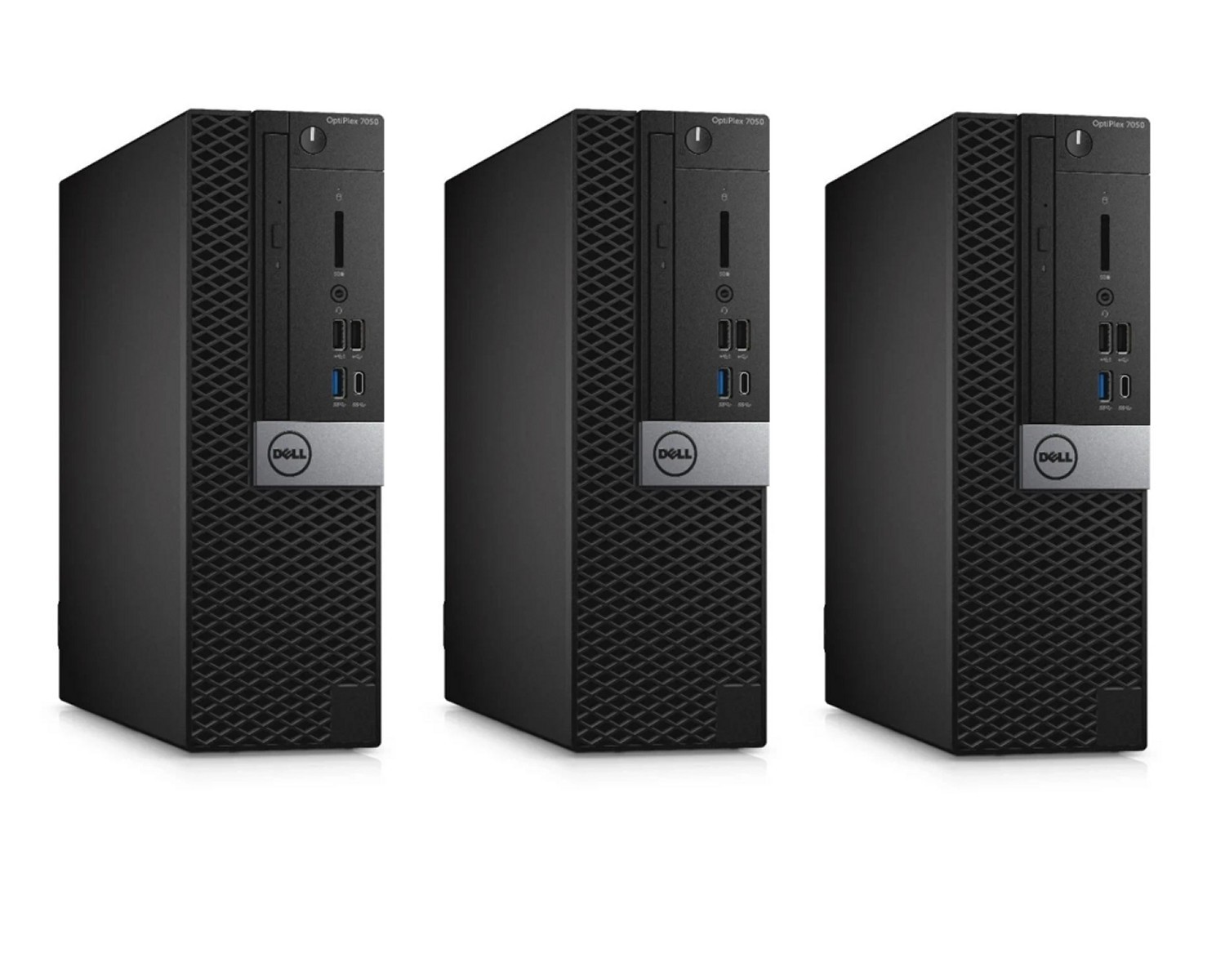 Lot of 3 Dell OptiPlex 7050 SFF Core i5 Desktop PC 16GB RAM 240GB SSD Windows 11