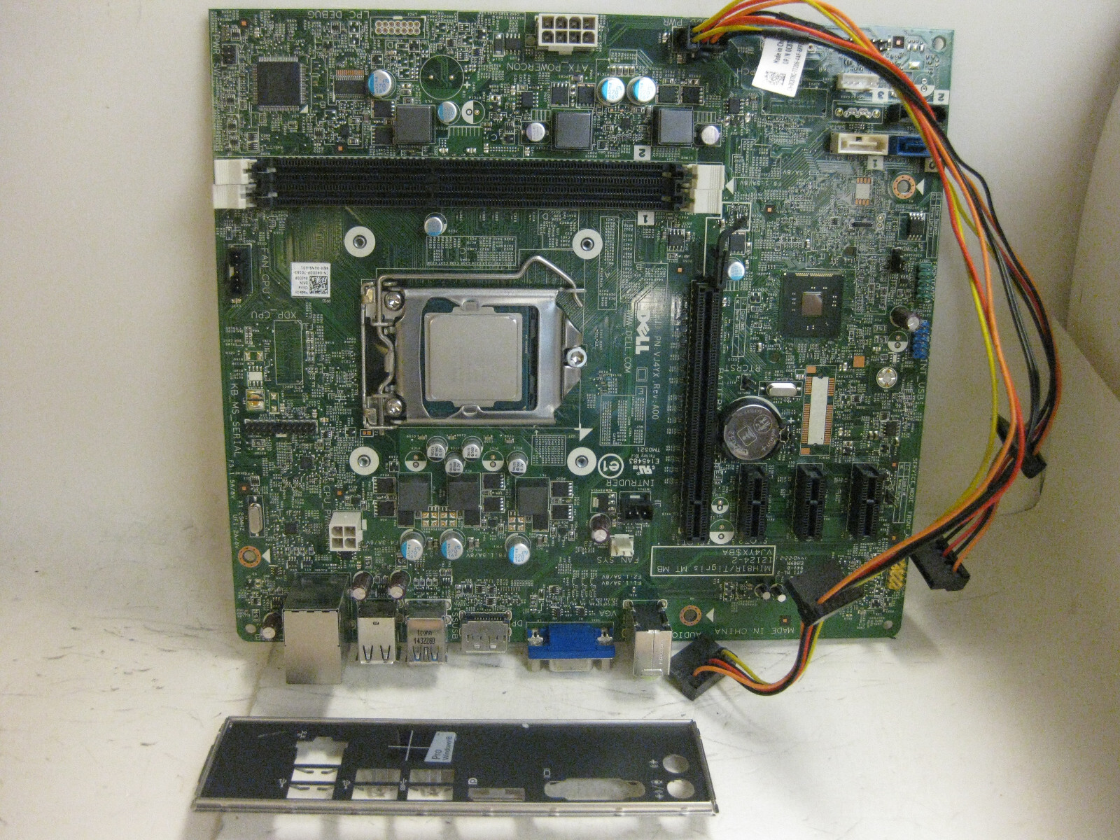 Dell Optiplex Desktop Motherboard (040DDP) 3020 MT LGA1150 I/O Plate Celeron CPU